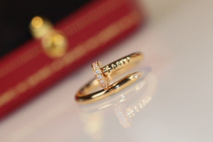 [Clover-Jewelry]JUSTE RING 2.65MM GOLD DIAMOND