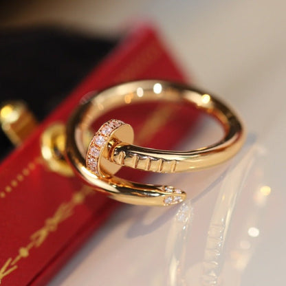 [Clover-Jewelry]JUSTE RING 2.65MM GOLD DIAMOND