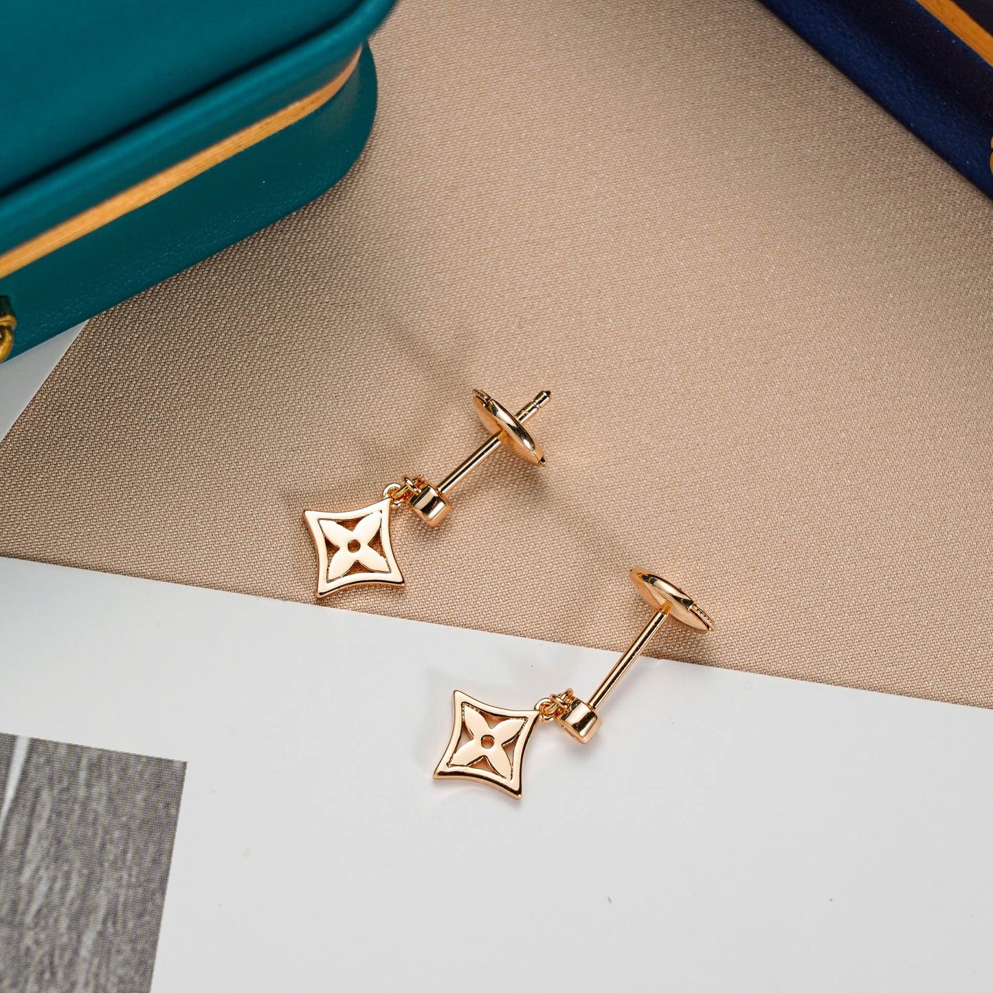 [Clover-Jewelry]STAR EARRINGS GOLD