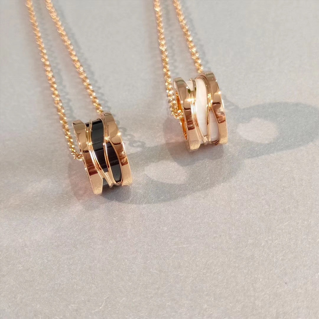 [Clover-Jewelry]ZERO 1 NECKLACE PINK GOLD