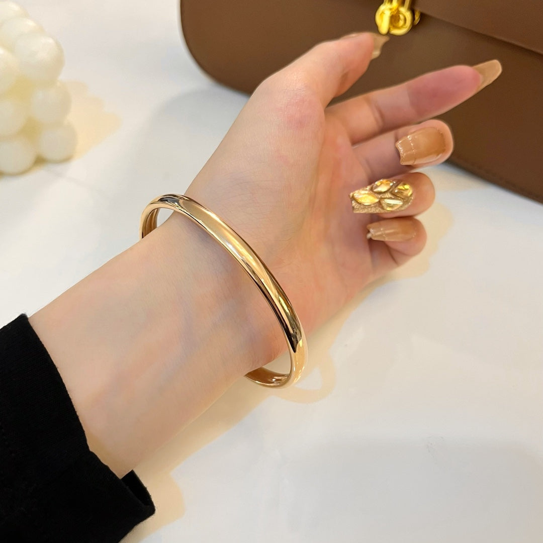 [Clover-Jewelry]PANTHERE GOLD DIAMOND OPEN BRACELET