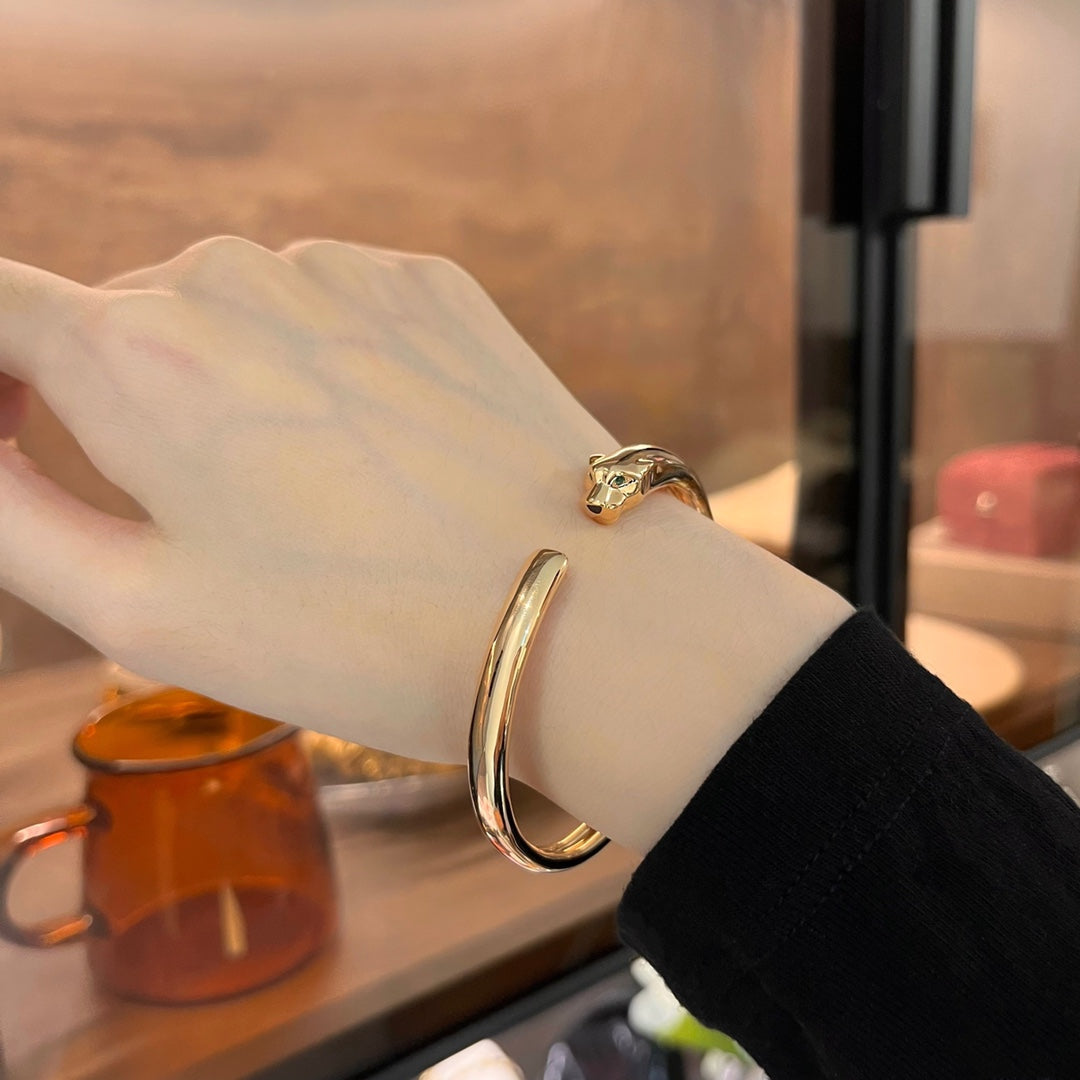 [Clover-Jewelry]PANTHERE GOLD OPEN BRACELET