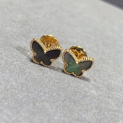 [Clover-Jewelry]BUTTERFLY DARK MOP  EARRINGS