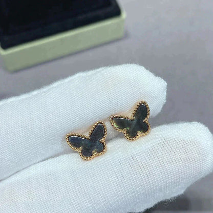 [Clover-Jewelry]BUTTERFLY DARK MOP  EARRINGS