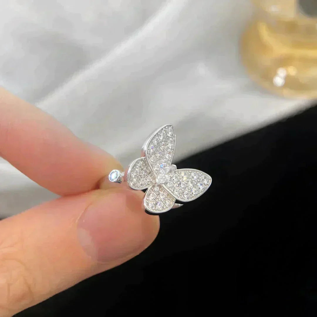 [Clover-Jewelry]BUTTERFLY DIAMOND RING