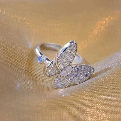 [Clover-Jewelry]BUTTERFLY DIAMOND RING