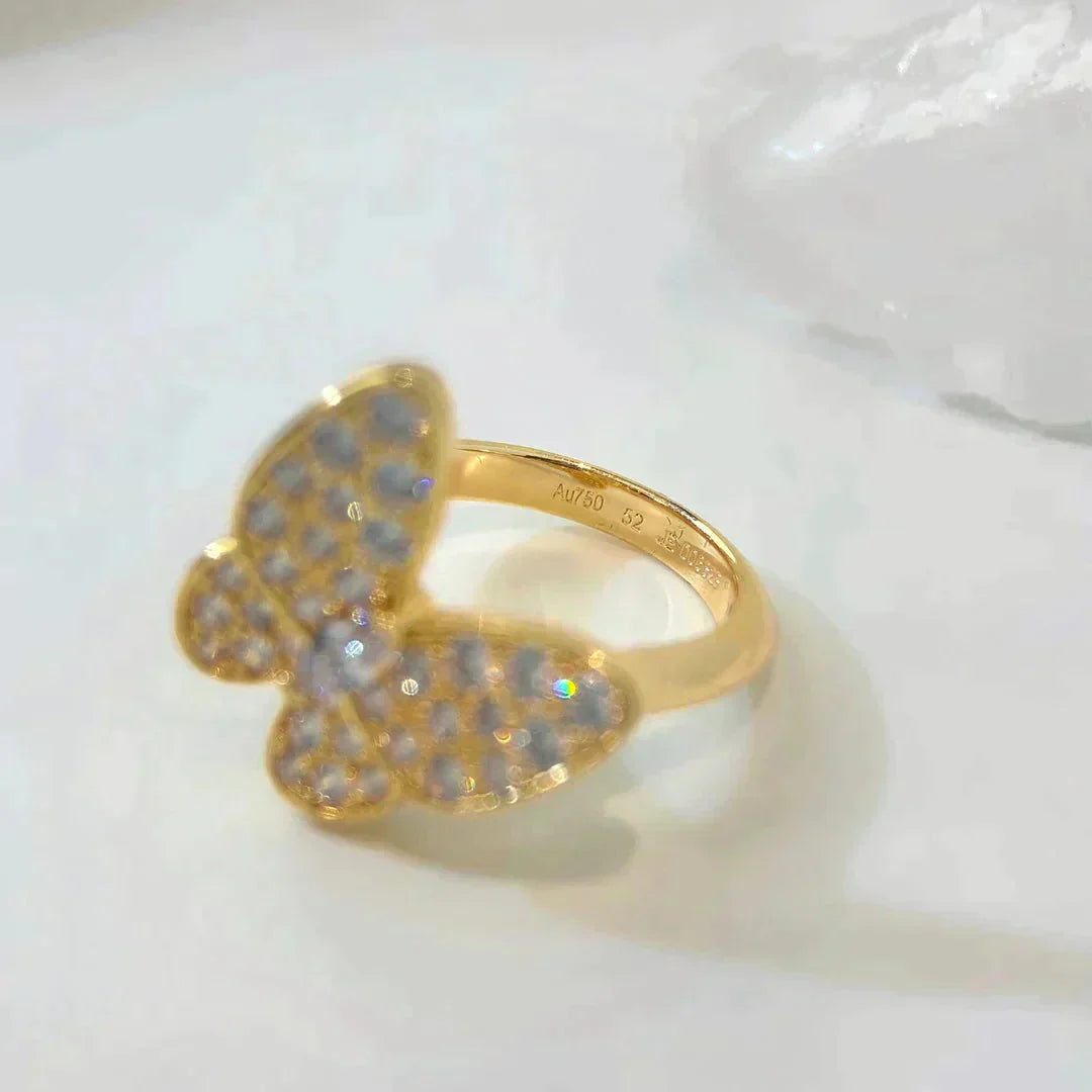 [Clover-Jewelry]BUTTERFLY DIAMOND RING