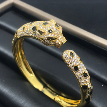 [Clover-Jewelry]PANTHERE BIG BRACELET DIAMONDS