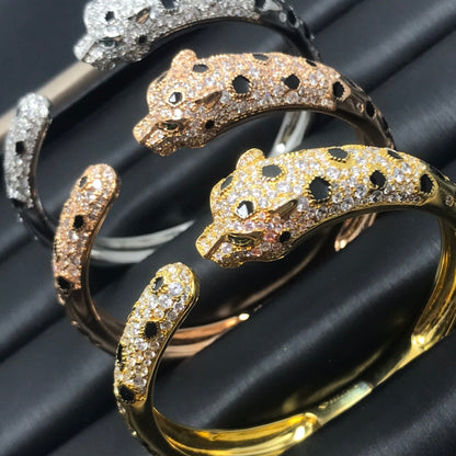 [Clover-Jewelry]PANTHERE BIG BRACELET DIAMONDS