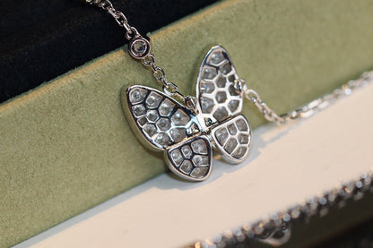 [Clover-Jewelry]BUTTERFLY DIAMOND NECKLACE