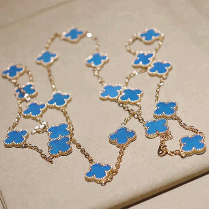 [Clover-Jewelry]CLOVER 20 MOTIFS TURQUOISE GOLD