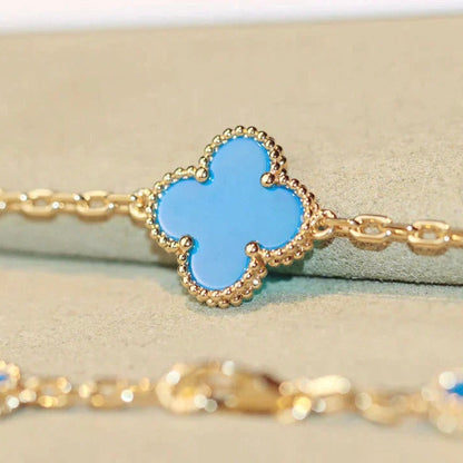 [Clover-Jewelry]CLOVER 20 MOTIFS TURQUOISE GOLD