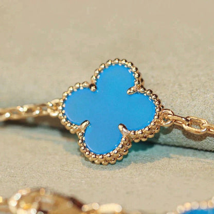 [Clover-Jewelry]CLOVER 20 MOTIFS TURQUOISE GOLD