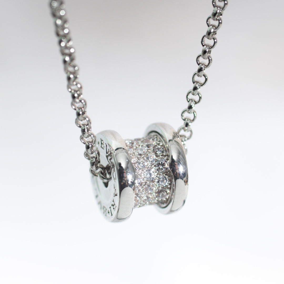 [Clover-Jewelry]ZERO 1 SILVER DIAMOND NECKLACE