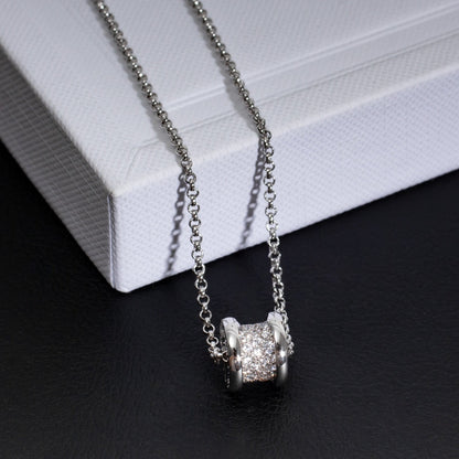 [Clover-Jewelry]ZERO 1 SILVER DIAMOND NECKLACE