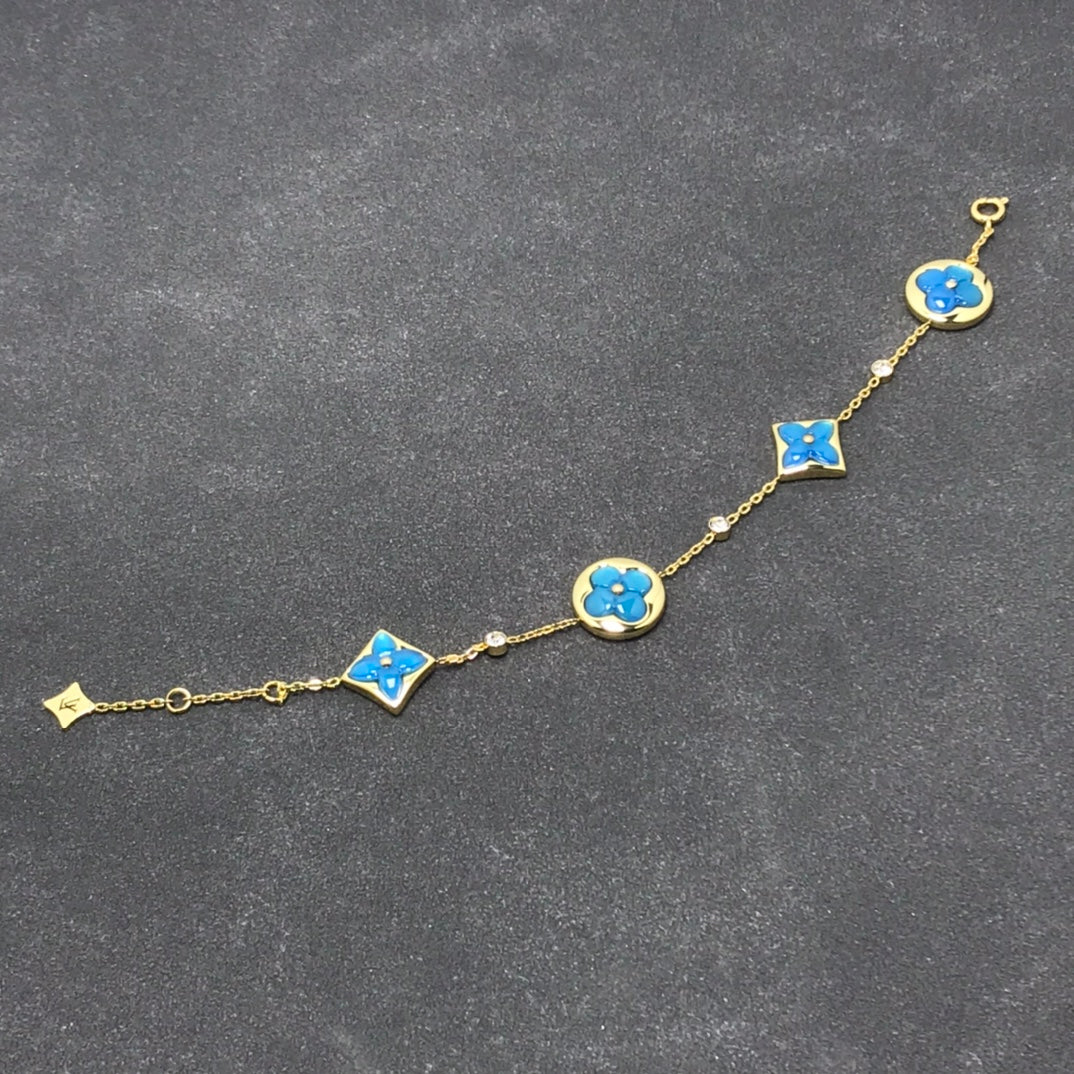 [Clover-Jewelry]STAR AND SUN TURQUOISE 4 MOTIFS 3 DIAMONDS