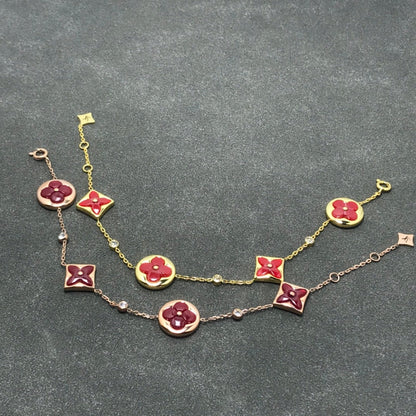 [Clover-Jewelry]STAR AND SUN CARNELIAN 4 MOTIFS 3 DIAMONDS