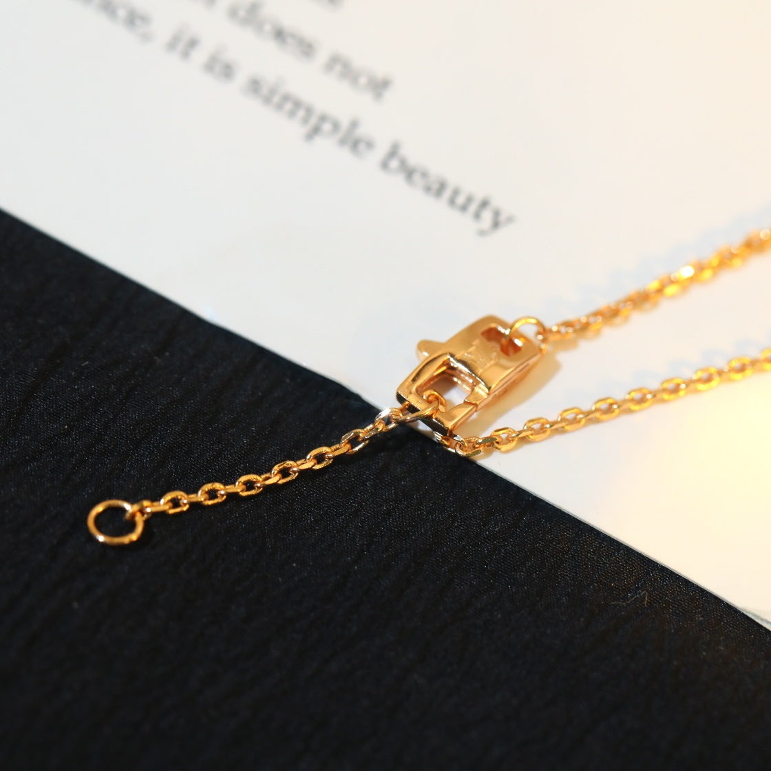 [Clover-Jewelry]STAR AND SUN DIAMOND PINK GOLD NECKLACE