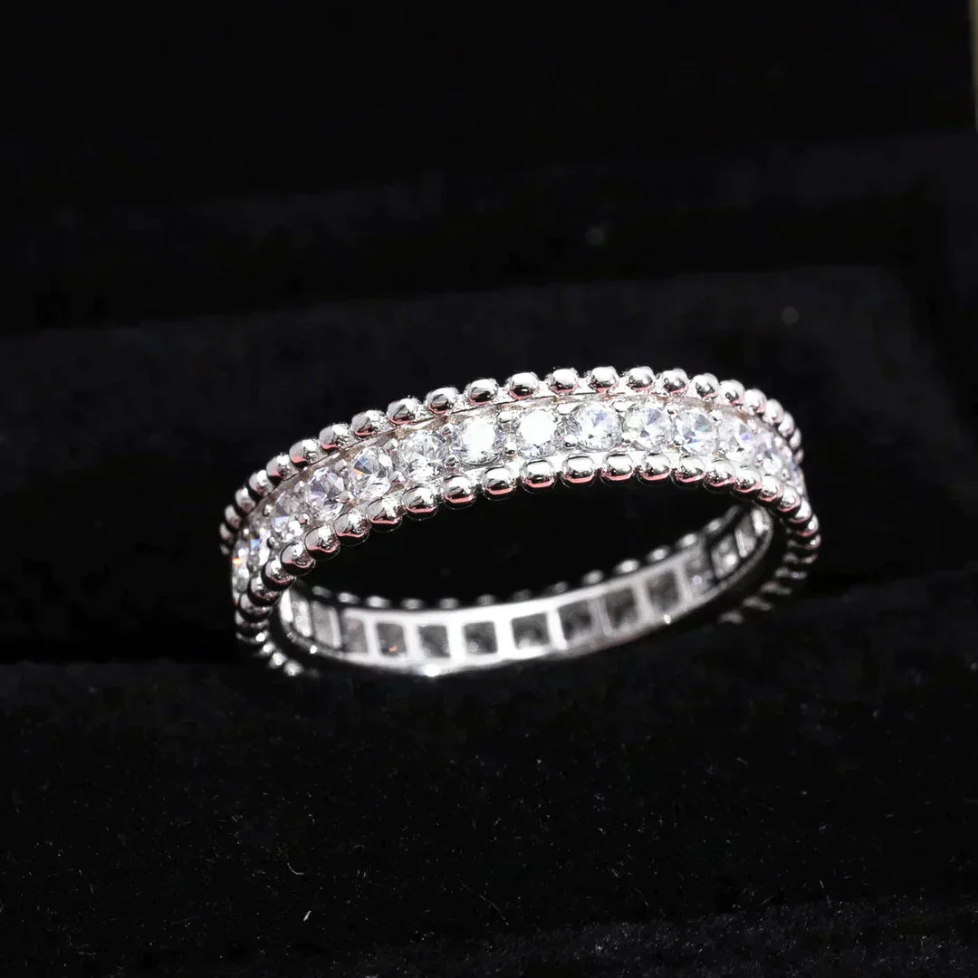 [Clover-Jewelry]PERLEE DIAMOND SILVER RING