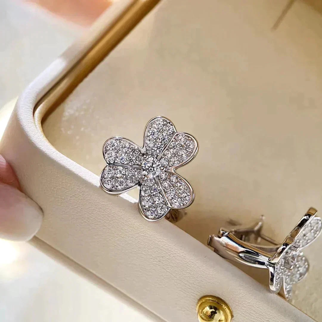 [Clover-Jewelry]CLOVER COMOS DIAMOND EARRINGS SILVER