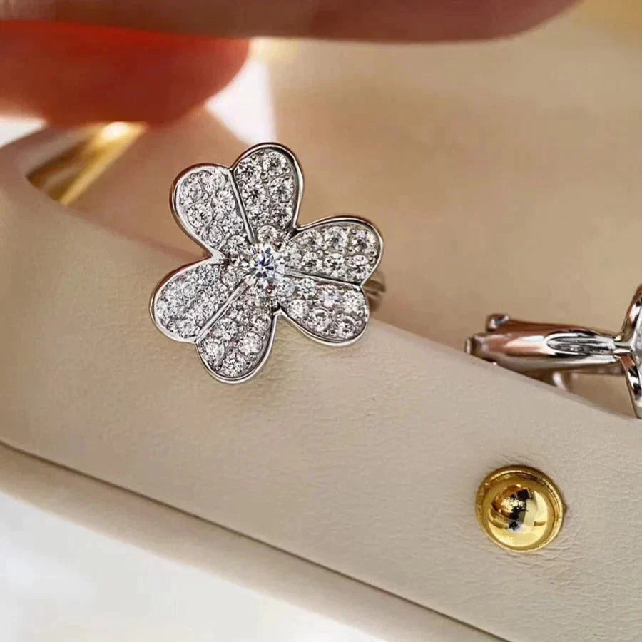 [Clover-Jewelry]CLOVER COMOS DIAMOND EARRINGS SILVER