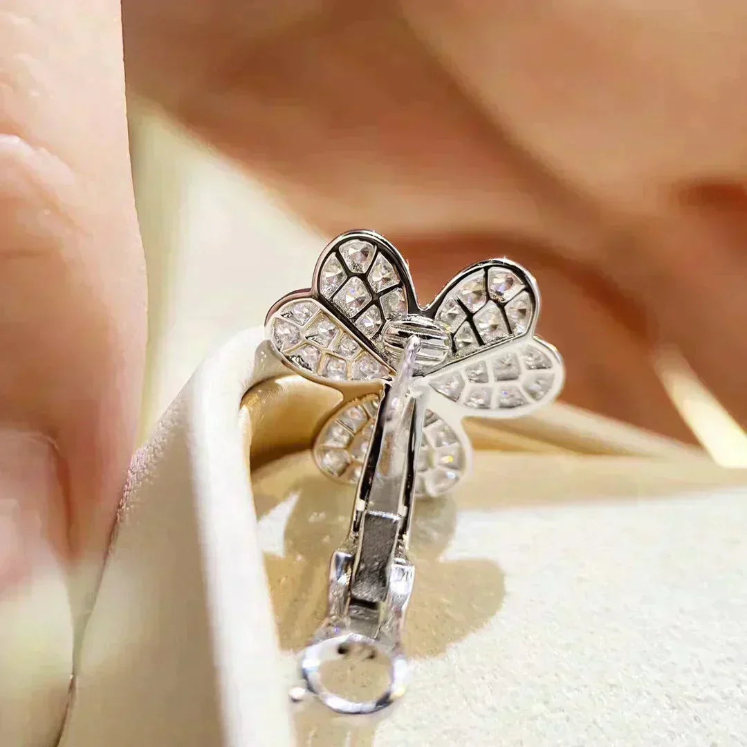 [Clover-Jewelry]CLOVER COMOS DIAMOND EARRINGS SILVER