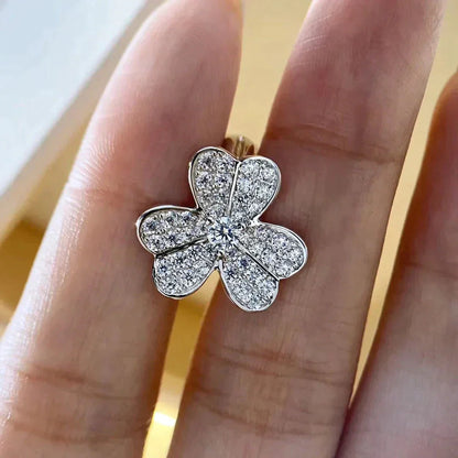 [Clover-Jewelry]CLOVER COMOS DIAMOND EARRINGS SILVER