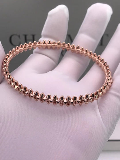 [Clover-Jewelry]CLASH PINK GOLD BRACELET