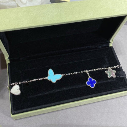 [Clover-Jewelry]LUCKY SPRING SILVER BRACELET 4 MOTIF