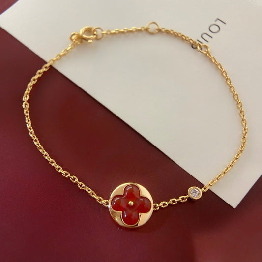 [Clover-Jewelry]SUN PEDANT CARNELIAN BRACELET