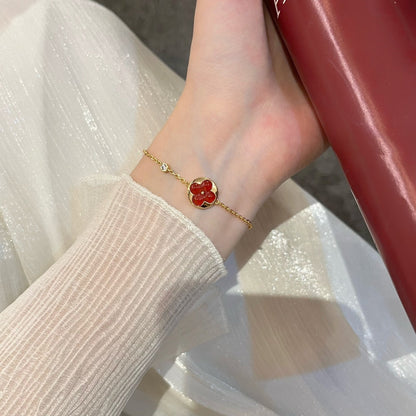 [Clover-Jewelry]SUN PEDANT CARNELIAN BRACELET