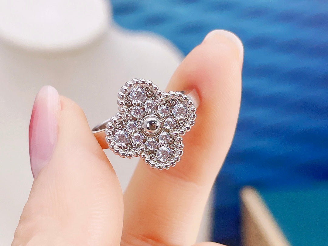 [Clover-Jewelry]CLOVER DIAMOND RING