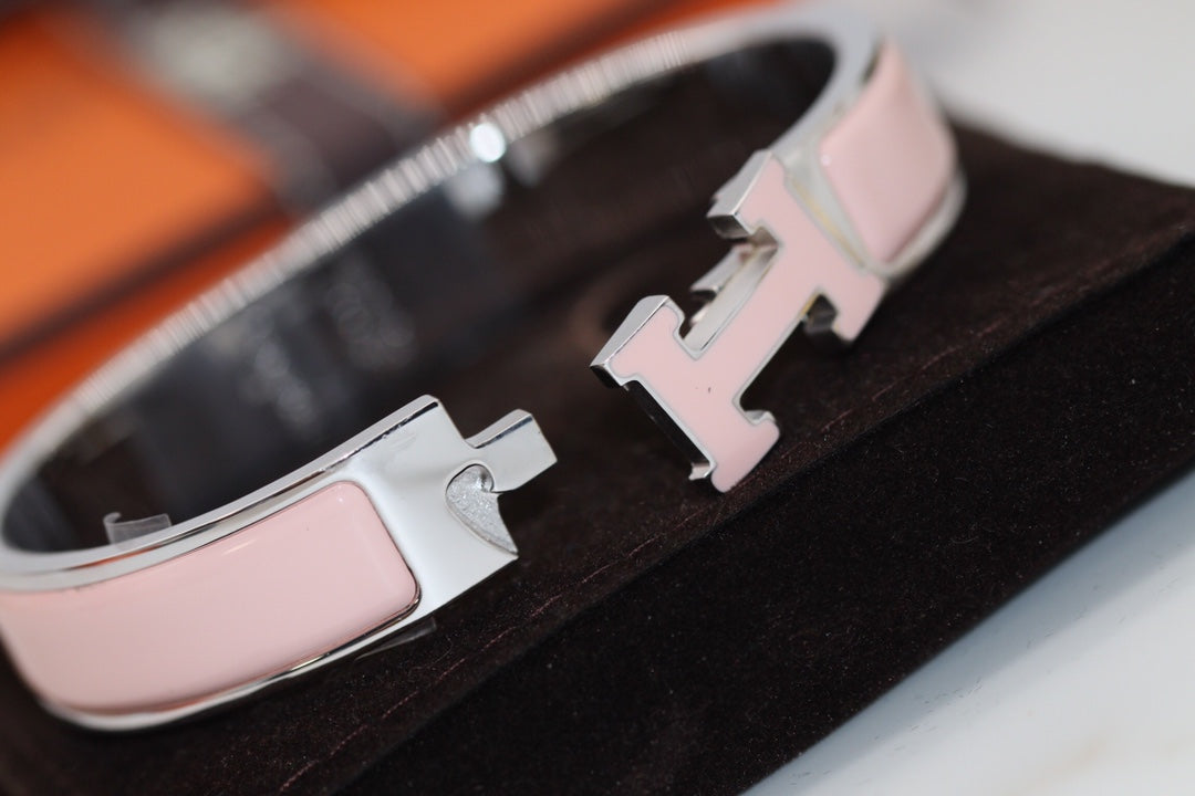 [Clover-Jewelry]H BRACELET 12MM PINK