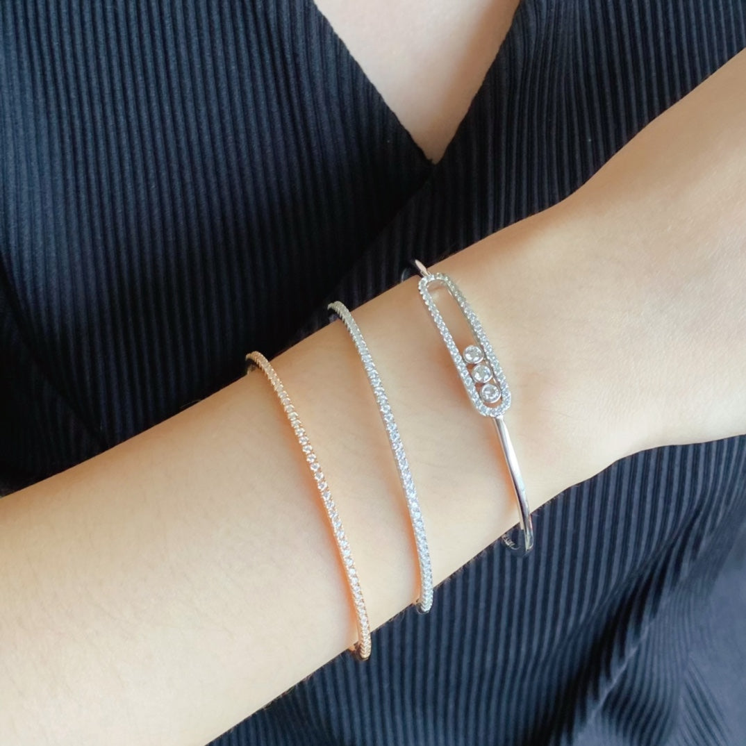 [Clover-Jewelry]MINI DIAMOND TENNIS BRACELET