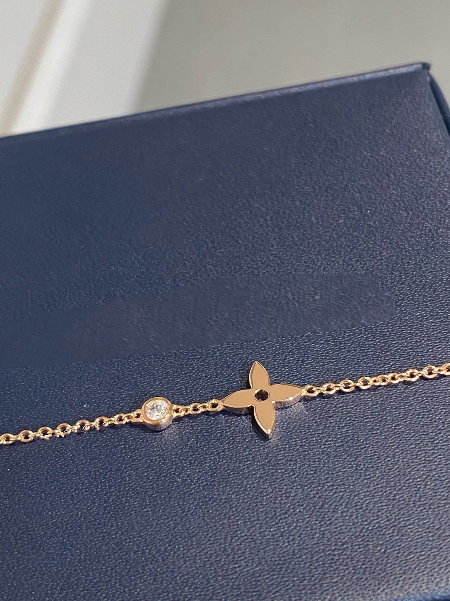 [Clover-Jewelry]STAR DIAMOND PINK GOLD BRACELET