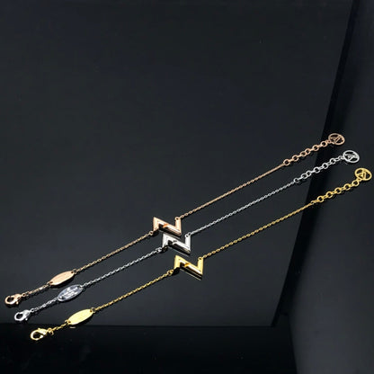 [Clover-Jewelry]VOLT LV LOGO BRACELET