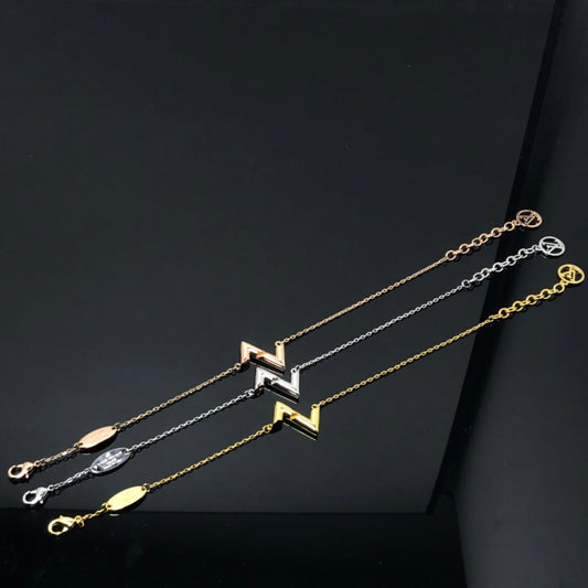 [Clover-Jewelry]VOLT LV LOGO BRACELET