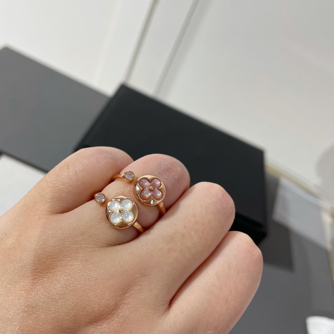 [Clover-Jewelry]SUN 1 DIAMOND PINK MOP RING