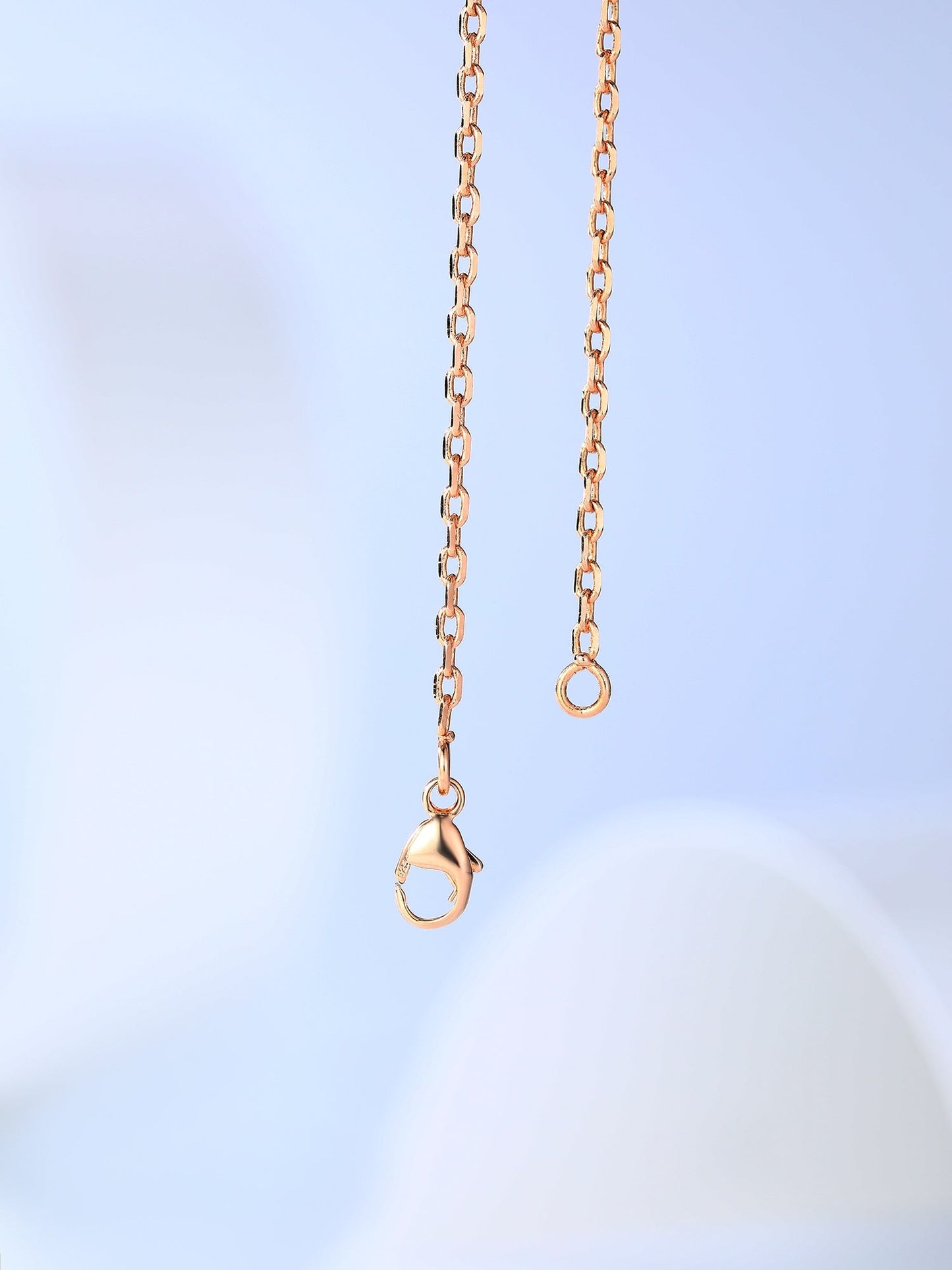 [Clover-Jewelry]H CAGE PINK GOLD NECKLACE