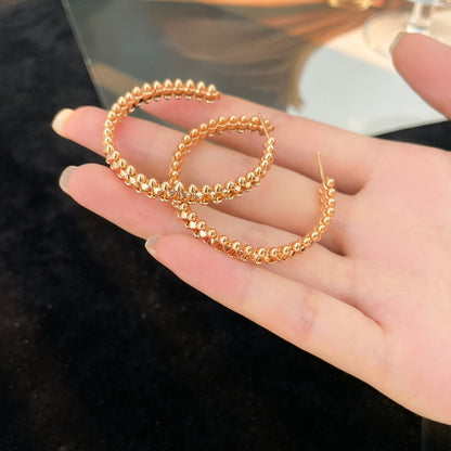 [Clover-Jewelry]CLASH HOOP EARRINGS