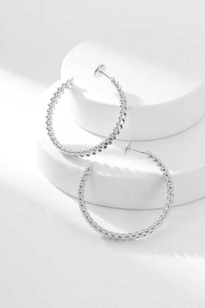 [Clover-Jewelry]CLASH HOOP EARRINGS