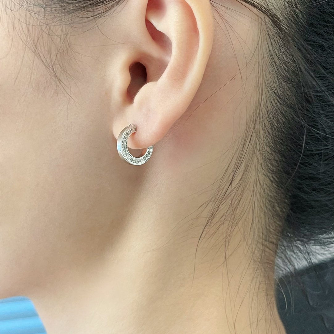 [Clover-Jewelry]LOVE DIAMOND EARRINGS