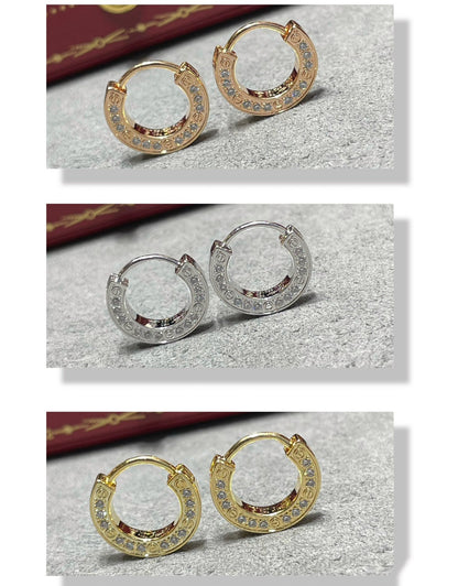 [Clover-Jewelry]LOVE DIAMOND EARRINGS