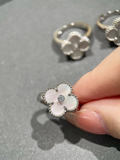 [Clover-Jewelry]CLOVER SILVER MOP DIAMOND RING