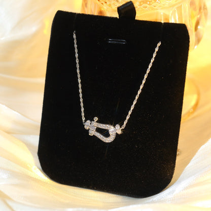 [Clover-Jewelry]FORCE 10 DIAMOND SILVER NECKLACE MINI MODEL