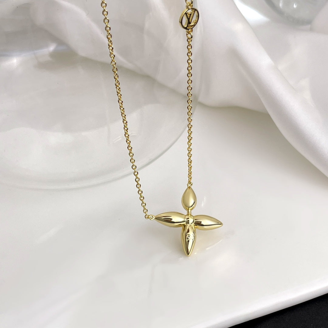 [Clover-Jewelry]LOUISETTE GOLD NECKLACE