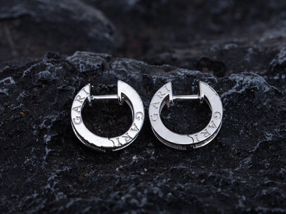 [Clover-Jewelry]ZERO 1 MINI SILVER DIAMOND EARRINGS