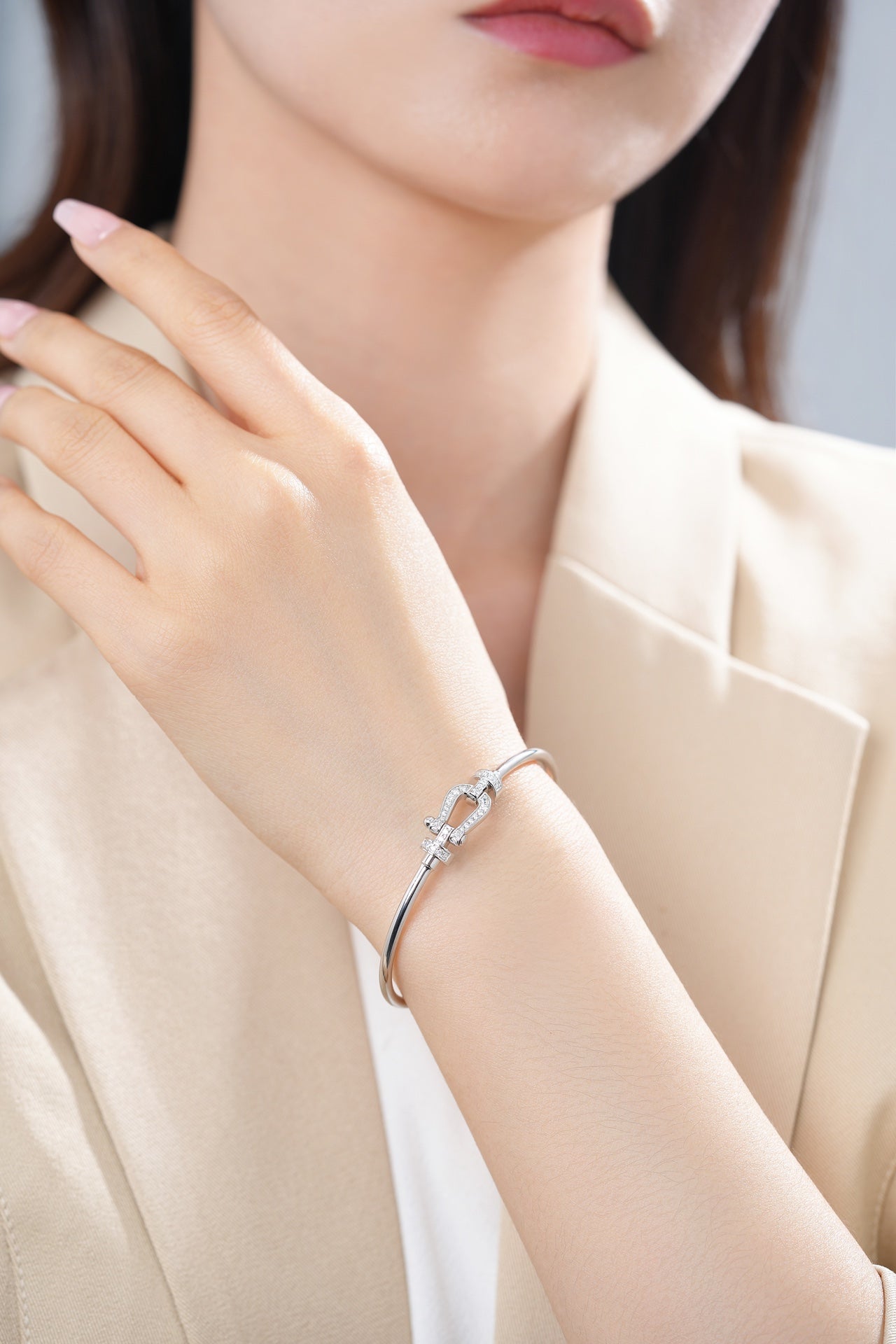 [Clover-Jewelry]FORCE 10 MOYEN DIAMOND BRACELET