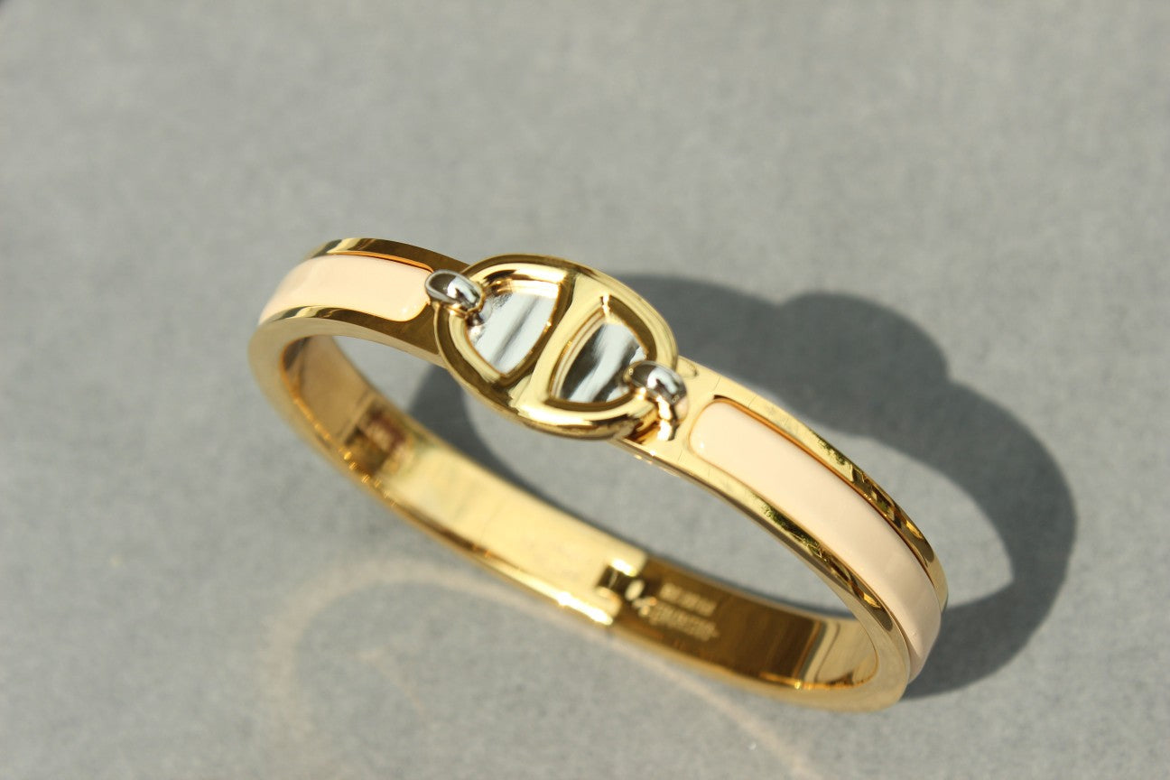 [Clover-Jewelry]CLIC CHAINE GOLD BRACELET