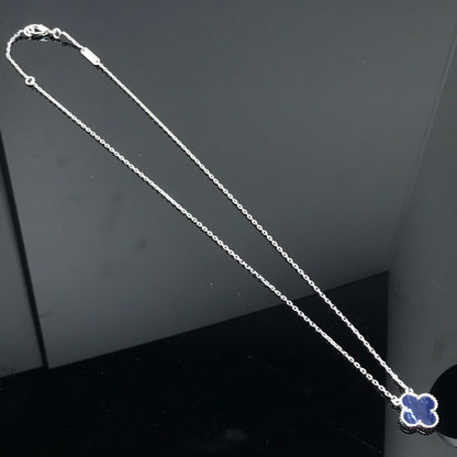 [Clover-Jewelry]CLOVER PIETERSITE SILVER LONG NECKLACE